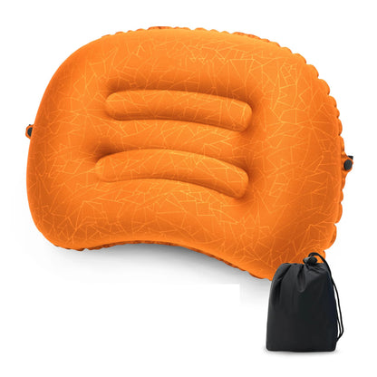 Inflatable Camping Travel Pillow Ultralight Portable Backpacking Pillow for Neck Lumbar Support Camp Hiking Sleeping