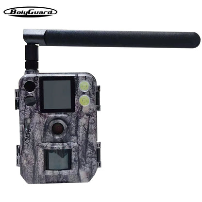 BolyGuard EzGo 4G Cellular Trail Camera 37MP Wildlife Hunting Cameras 940nm Night Vision IP68, Real-Time Alerts via App