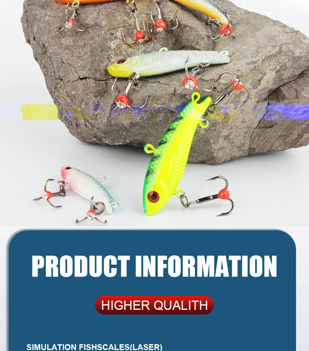 FTK 1PC Ice Fishing Lures 20g/35g Winter Bait Hard Lure Carp Fishing hooks Balancer for Fishing Baits Jigging