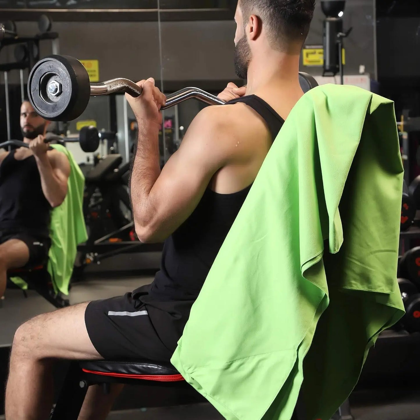 Microfiber Ice Cold Towel 6 Sizes  Quick Dry Super Absorbent Towel  Beach Gym Yoga Camping Travel Sports  Portable Storage Bag