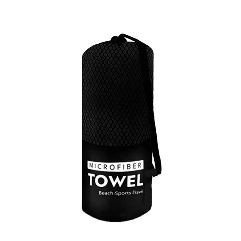 Microfiber Ice Cold Towel 6 Sizes  Quick Dry Super Absorbent Towel  Beach Gym Yoga Camping Travel Sports  Portable Storage Bag