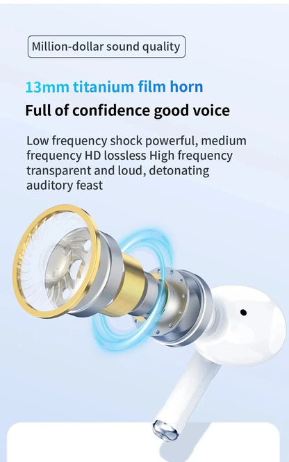 Air Pro 5 TWS Max Wireless Bluetooth Earphones Headphones HiFi Sound Low Latency Noise Reduction Earbuds for IPhone Android