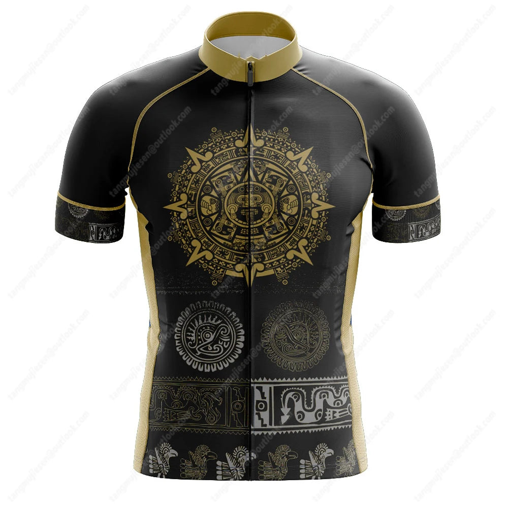 Mexico Cycling Jersey Men Bike Top MTB Bicycle Shirt Mountain Road Riding Clothing Short Sleeve Summer Cyclist biking Blouse