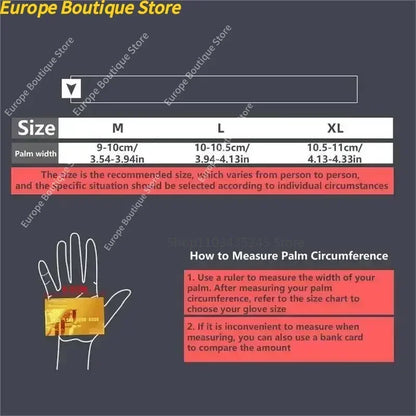 Winter Warm Rechargeable Electric Liner Heated Gloves Outdoor Riding Skiing Motorcycling Gloves Cycling Accessories Hand Warmer