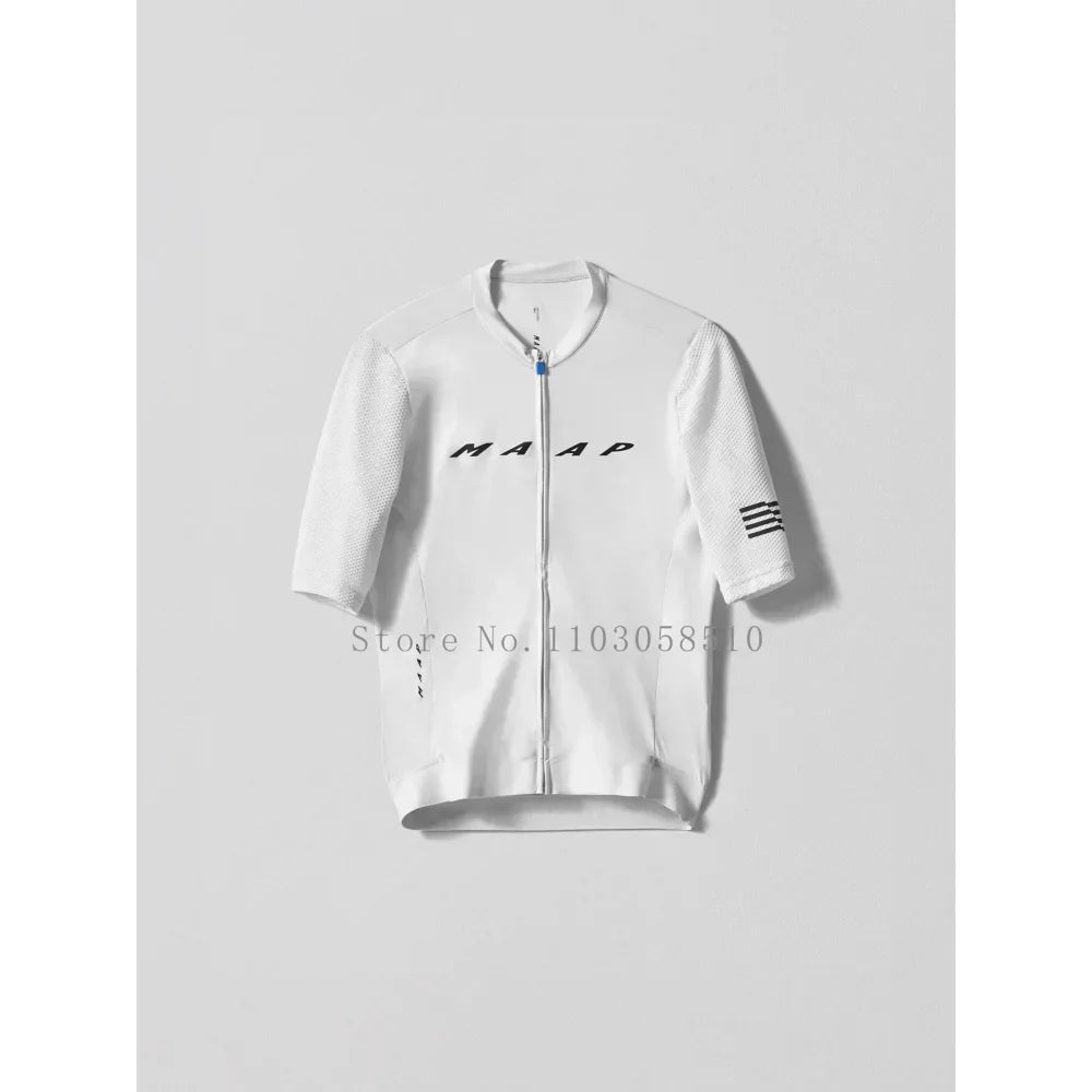 2025 Men Cycling Jersey Men MTB Road Bicycle Shirt Pro Team Short Sleeve Bike Clothes Mountain Bicycle Clothing  Downhill Jersey