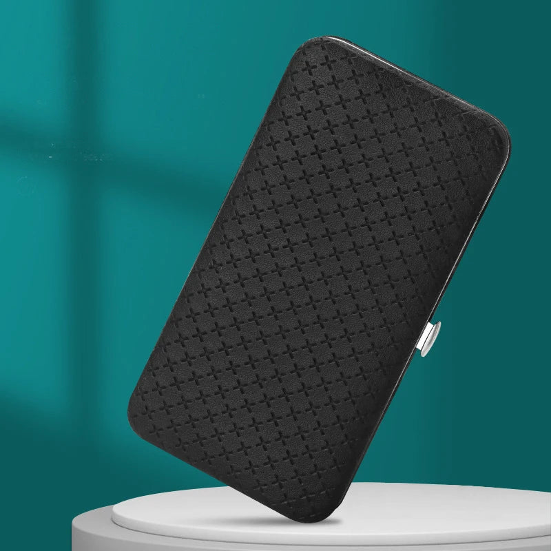 Juego de manicura, a full-function 19-piece professional stainless steel nail art set, portable nail clippers, gift creativity