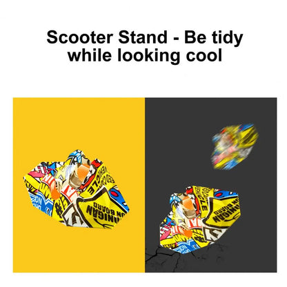 Scooter Stand Parking Support Kick Scooter Holder Anti-Slip Scooter Rack Floor Storage Accessories