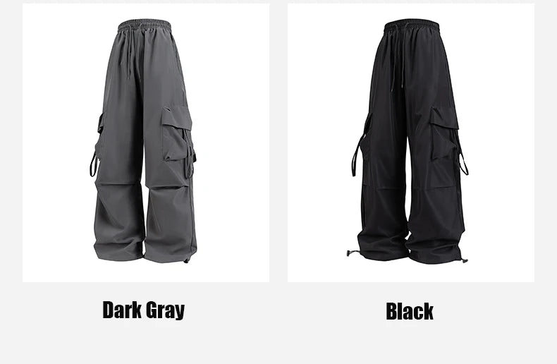 Women Cargo Pants Fashion Loose Comfortable Breathable Lightweight Multiple Pockets Cargo Long Pants Fitness Running Casual Pan