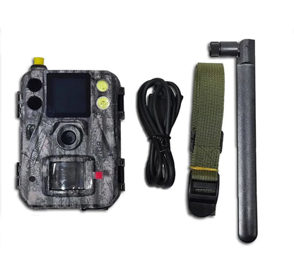 BolyGuard EzGo 4G Cellular Trail Camera 37MP Wildlife Hunting Cameras 940nm Night Vision IP68, Real-Time Alerts via App
