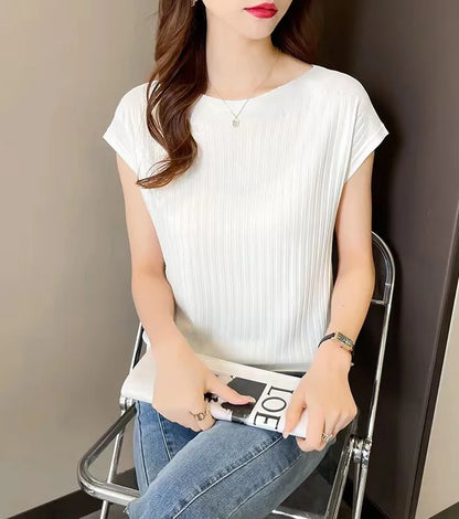 Blusas Mujer De Moda 2025Verano Short Sleeve Knitted Tops Sweater Women Pullovers Sweaters For Women Woman Sweaters Blusa