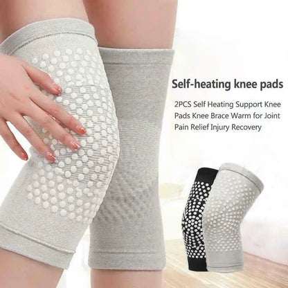 Tourmaline Pain Relief 2PCS Injury Recovery Knee Pads Warm Knee Brace Support Knee Pads Self Heating