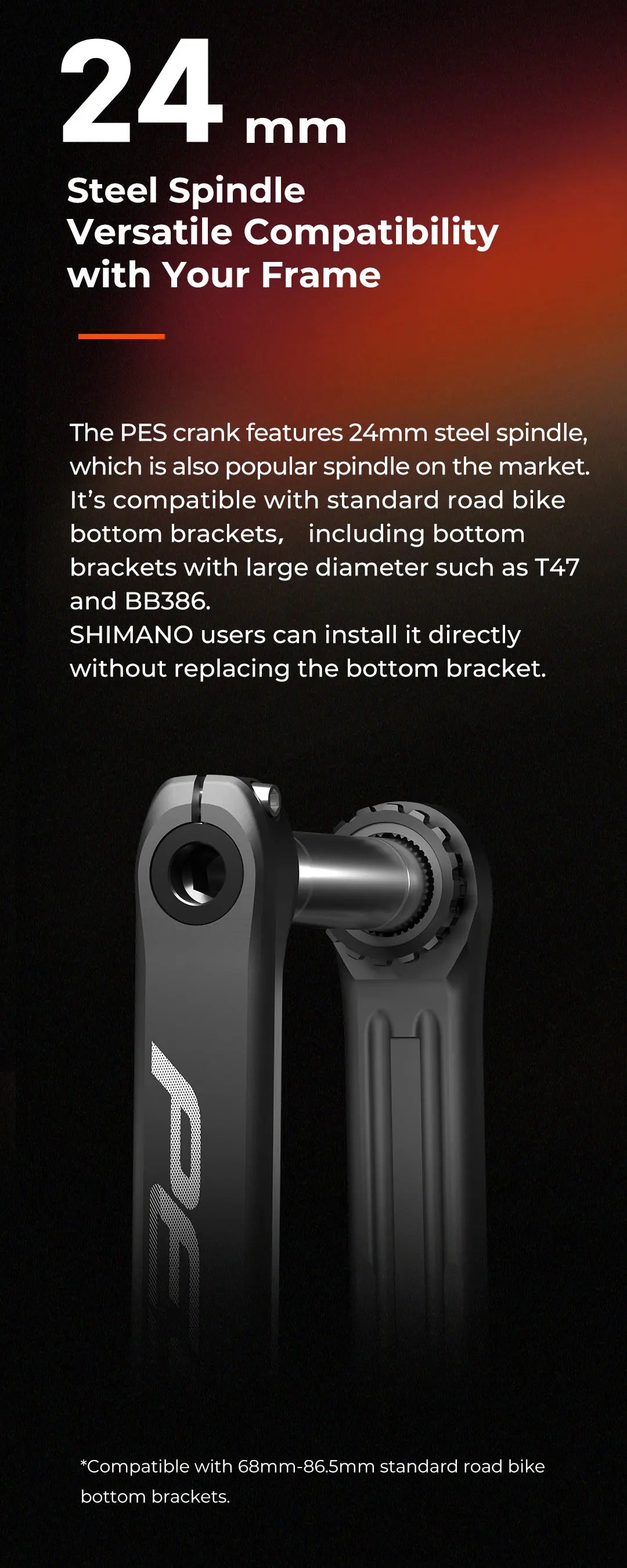 Magene PES P515 Power Meter Set 110 BCD 4 Bolt 24mm Steel Spindle Cycling Spider-Based Power Meter Chainring for Shimano Sram