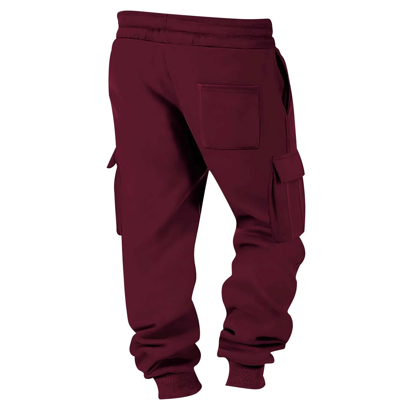 Men's Cargo Pants 2025 New Casual Loose Autumn Winter Straight Baggy Pants Multi-Pockets Solid Color Pinting Sweatpants ﻿