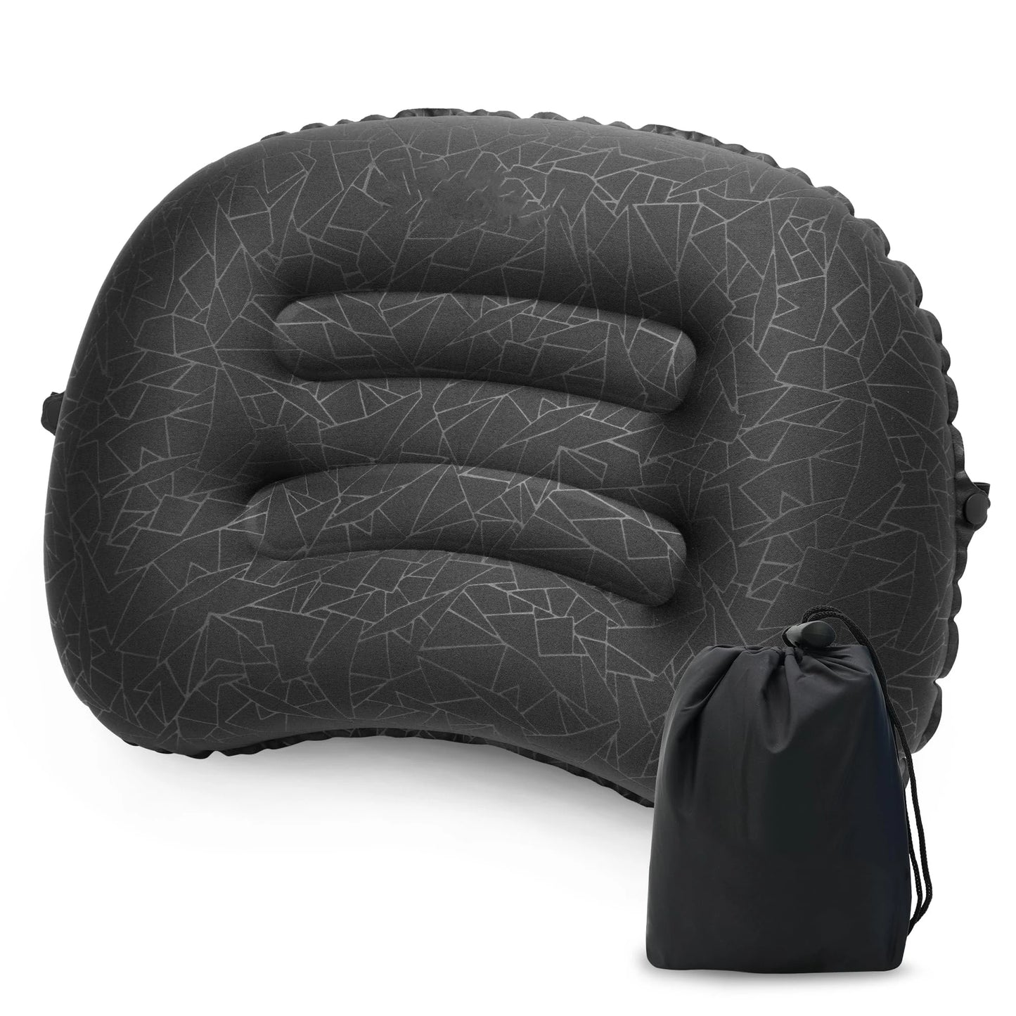 Inflatable Camping Travel Pillow Ultralight Portable Backpacking Pillow for Neck Lumbar Support Camp Hiking Sleeping