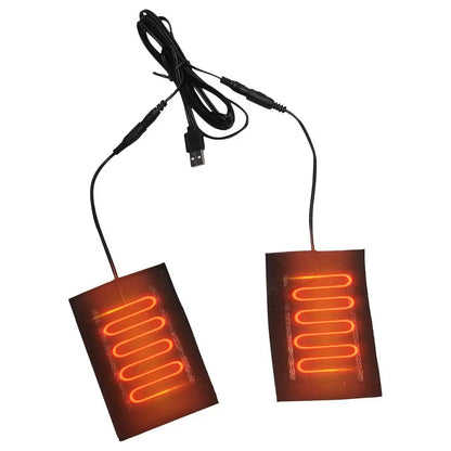 Mitten Heating Pad 5V Electric Heating Pad Heating Pad USB Heated Pad for Gloves 2 in 1 Heating Pad for Women Men Cold Winter