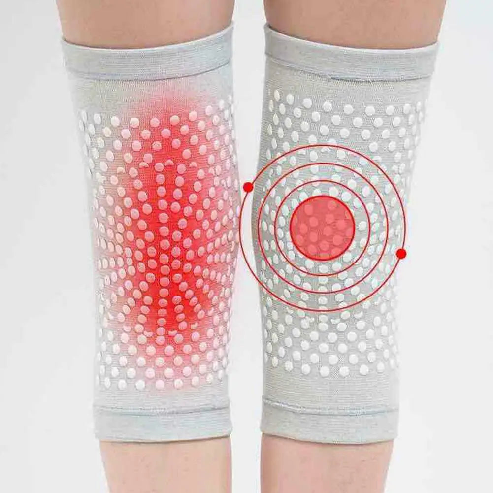 Tourmaline Pain Relief 2PCS Injury Recovery Knee Pads Warm Knee Brace Support Knee Pads Self Heating