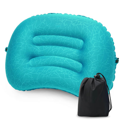 Inflatable Camping Travel Pillow Ultralight Portable Backpacking Pillow for Neck Lumbar Support Camp Hiking Sleeping