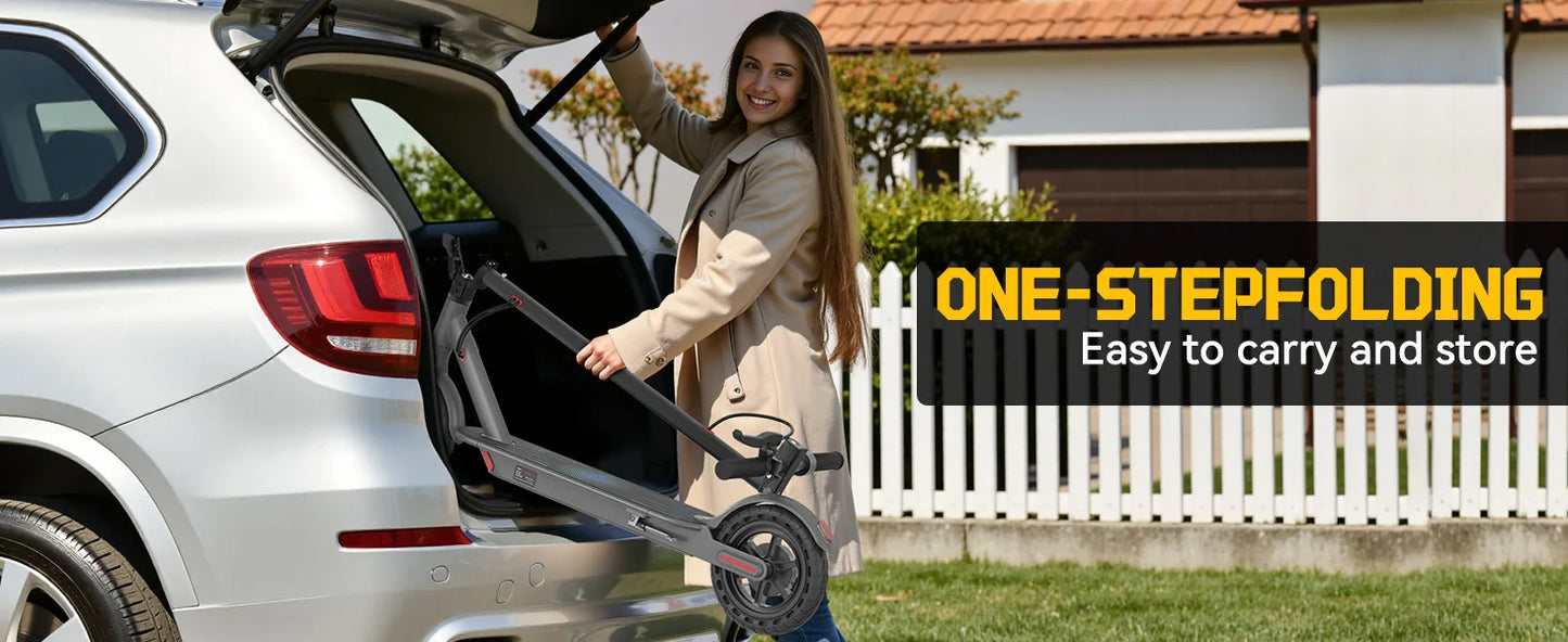 LADPED LP40 Electric Scooter 350W 19mph APP Smart Control 4 Speed Modes Foldable Electric Scooter 16miles Max Range for Adult