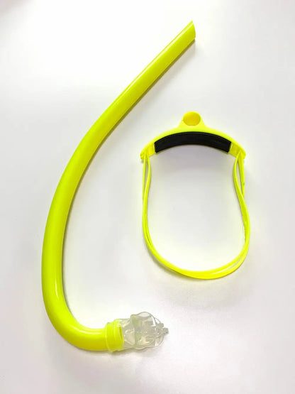 From Wet Training Swim Snorkel For Lap Swimming Snorkeling Gear Front ComfortableMounted Silicone Mouthpiece For Kid/Child