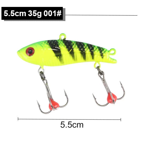 FTK 1PC Ice Fishing Lures 20g/35g Winter Bait Hard Lure Carp Fishing hooks Balancer for Fishing Baits Jigging
