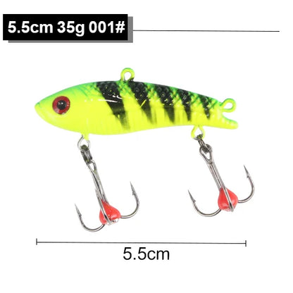 FTK 1PC Ice Fishing Lures 20g/35g Winter Bait Hard Lure Carp Fishing hooks Balancer for Fishing Baits Jigging