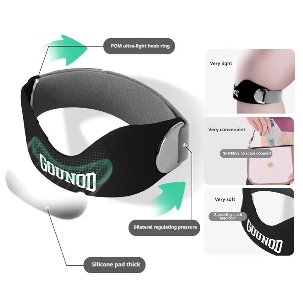 2 Pack Knee Pain Relief Patella Stabilizer Brace Support Knee Strap for Hiking Soccer Basketball Running Jumpers