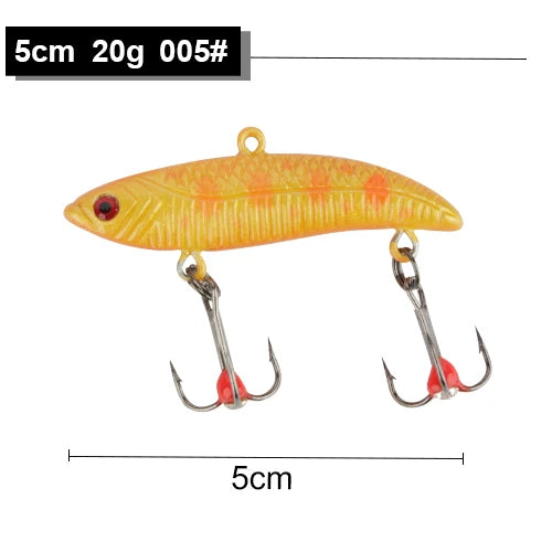 FTK 1PC Ice Fishing Lures 20g/35g Winter Bait Hard Lure Carp Fishing hooks Balancer for Fishing Baits Jigging