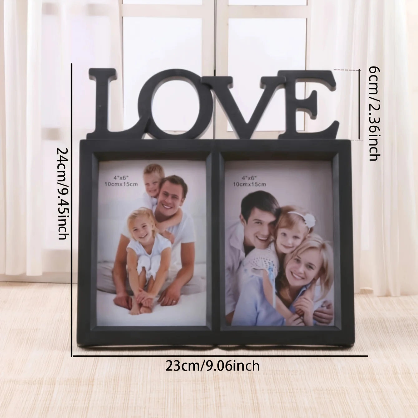 Cute Love Photo Frame Family Picture Frame Retro Photo Frame Christmas Halloween Thanksgiving Easter New Year's Gift
