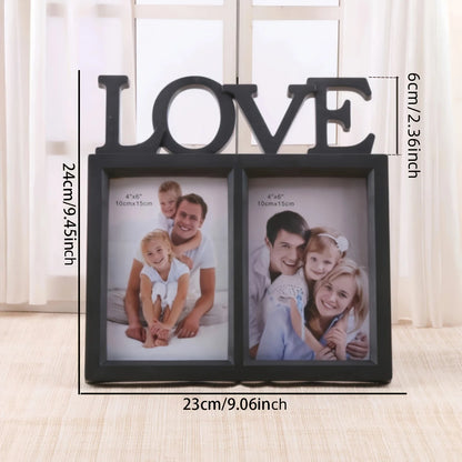 Cute Love Photo Frame Family Picture Frame Retro Photo Frame Christmas Halloween Thanksgiving Easter New Year's Gift