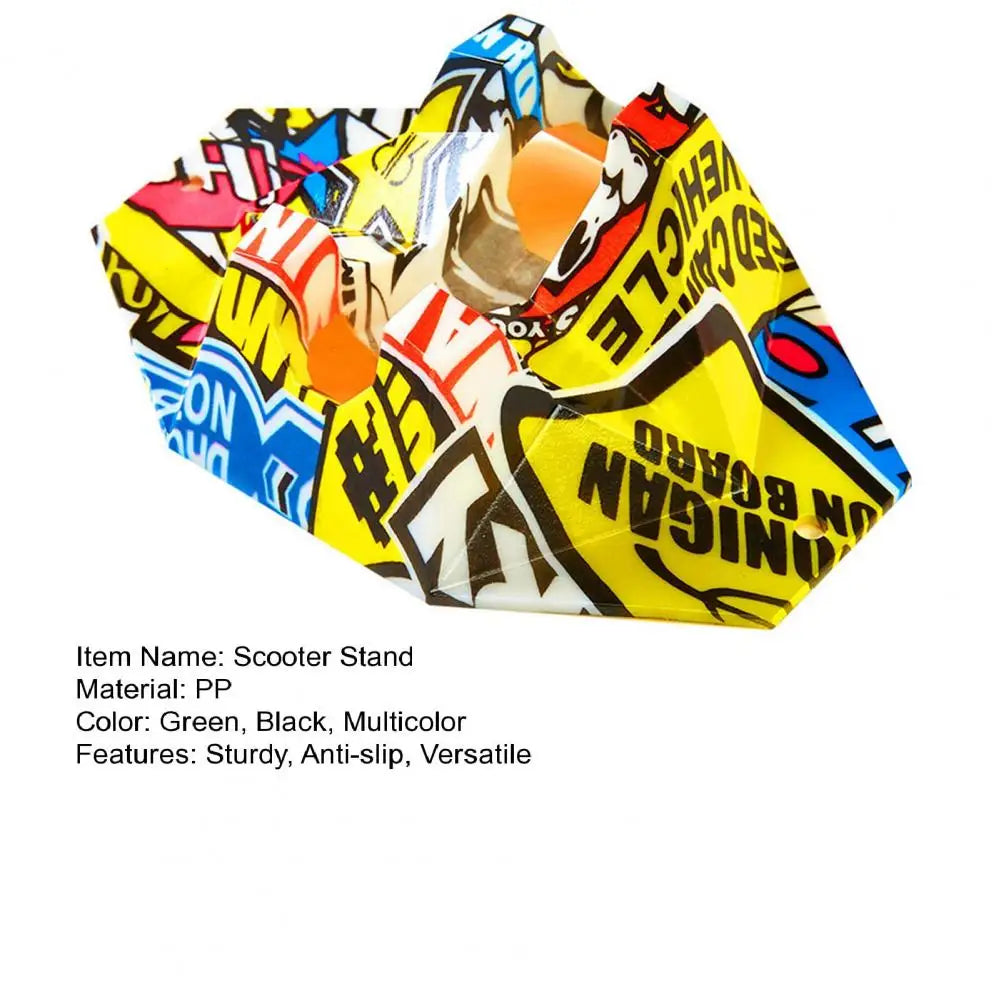 Scooter Stand Parking Support Kick Scooter Holder Anti-Slip Scooter Rack Floor Storage Accessories