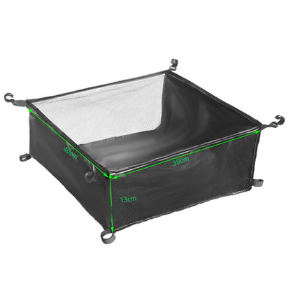 Camping Table Hanging Net Mesh Basket Organizer Rack Bag Net Bag Under Table Storage Bag For Outdoors Picnic Cookware