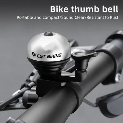 WEST BIKING Bicycle Vintage Ring Clear Sound MTB Road Bike Retro Bell Cycling Safety Warning Horn Bike Accessories Classic Bell
