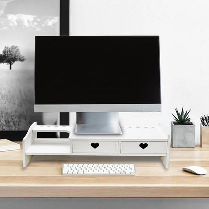 Monitor Stand Riser Desktop Stand Storage Organizer Computer Heightened Shelf