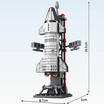 MOC Aerospaces Manned Rocket Craft Launch Center Space Spacecrafts Aviation  City Building Blocks Model Bricks Kits Sets Ideas
