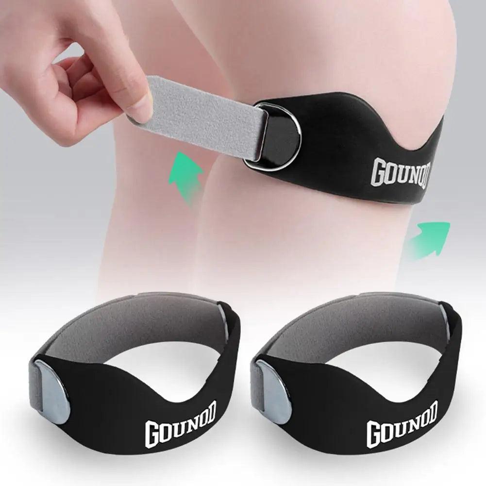 2 Pack Knee Pain Relief Patella Stabilizer Brace Support Knee Strap for Hiking Soccer Basketball Running Jumpers