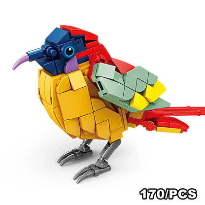 3D Cartoon Animal Set Building Blocks - 3D Lifelike,  for Desk Decoration & Gift - giving, Educational Building Blocks for Kids