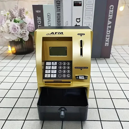 ATM Automatic Access Savings Jar, Intelligent Password, Real Voice, Perfect Gifts, Christmas, Halloween, Thanksgiving