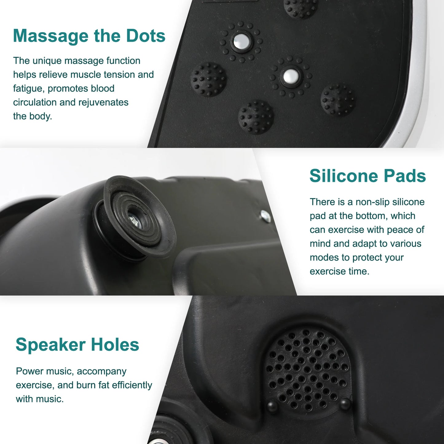 Vibration Plate Exercise Machine Fat-Burning Home Fitness Fat Slinger Shaping Whole Body Workout Portable Fitness Equipment