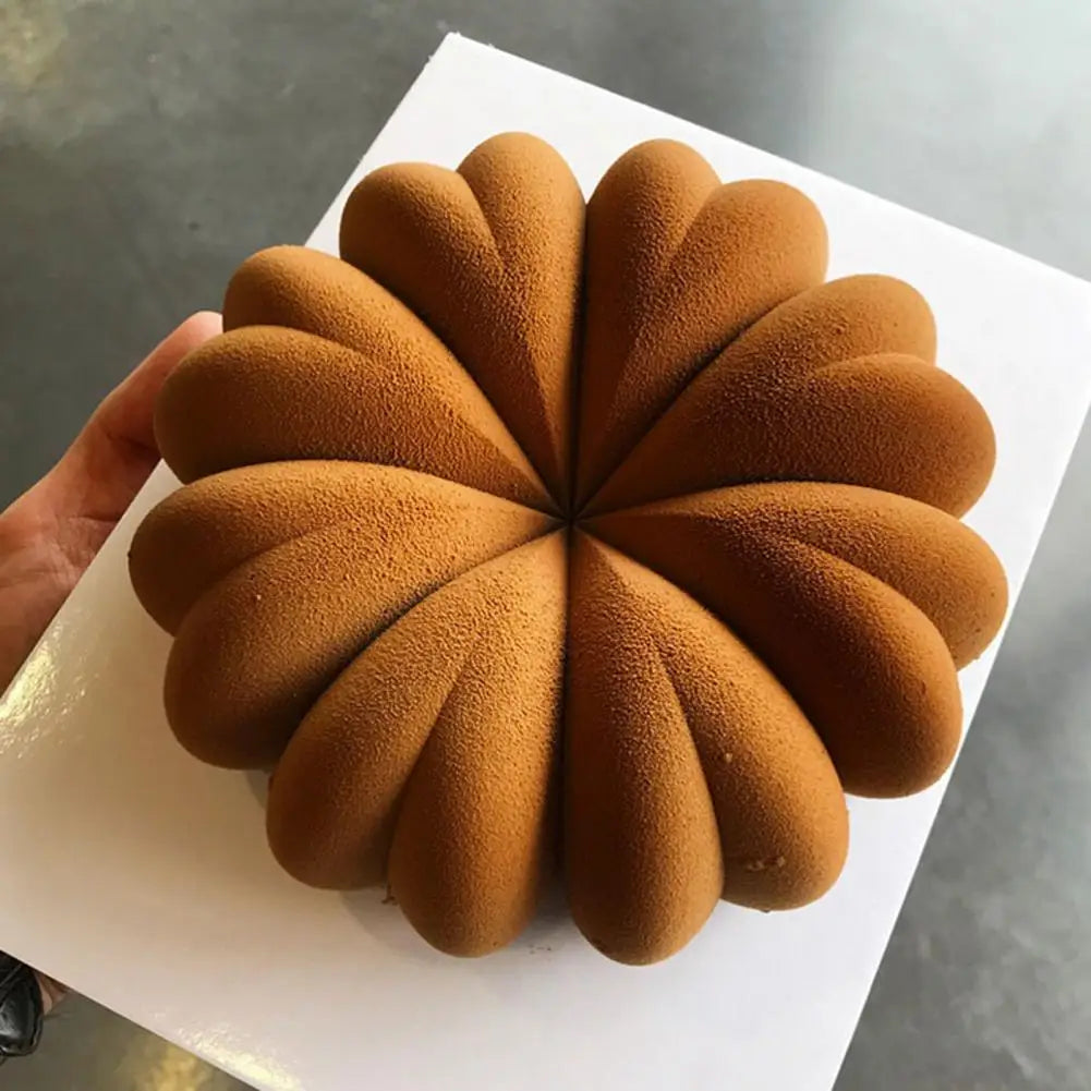 Home Use Baking Pan Non-stick Cake Mold Non-stick Halloween Pumpkin Cake Pan Food-grade Silicone Mold for Easy for Thanksgiving