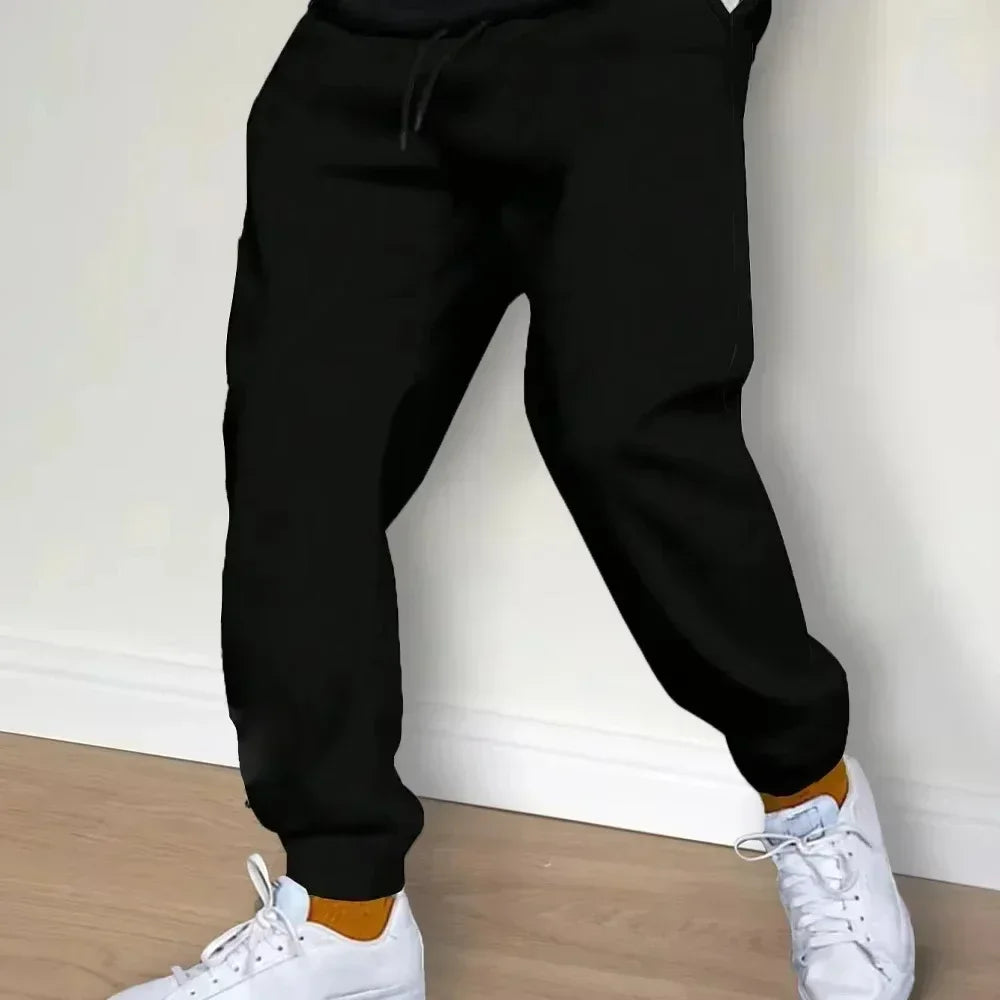 2025 New EVERLAST Men Jogging Sweatpants Running Trousers Fleece Streetwear Sport Oversized Jogger Sweat Pants 2025 Clothing