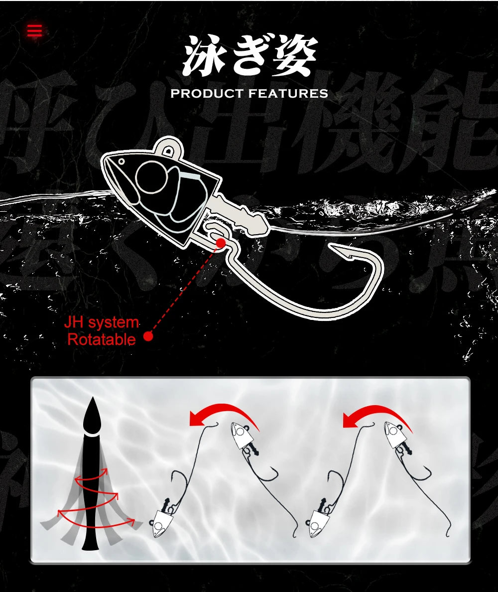 Hunthouse Black Minnow 7g/12g/25g/40g/60g/90g/120g Easy Shiner Fishing Lure Soft Lure Jig Bait Bass Pike Fishing Leurre lw216