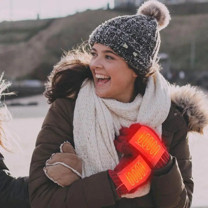 Mitten Heating Pad 5V Electric Heating Pad Heating Pad USB Heated Pad for Gloves 2 in 1 Heating Pad for Women Men Cold Winter