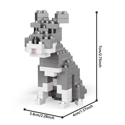 Mini Dachshund Dog Building Blocks Toy for Adults and Kids: Detailed and Lifelike Design,  Fun and Educational Construction Set