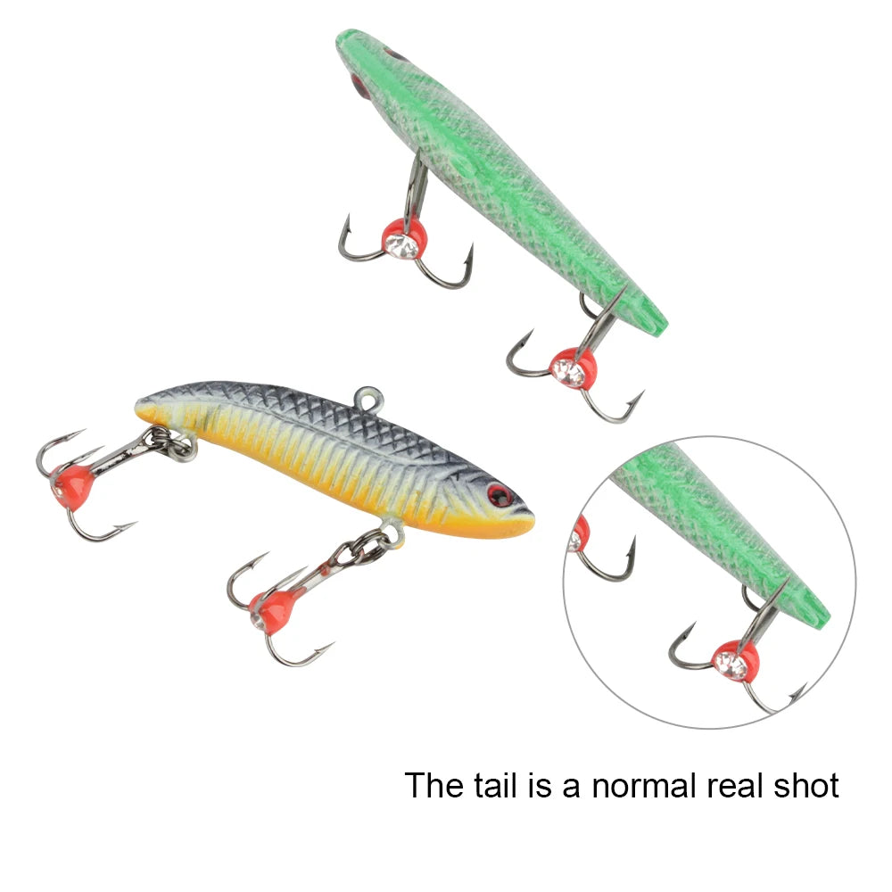 FTK 1PC Ice Fishing Lures 20g/35g Winter Bait Hard Lure Carp Fishing hooks Balancer for Fishing Baits Jigging