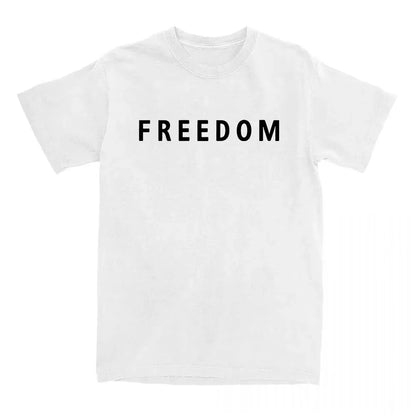 Freedom Charlie Kirk T-shirt Cotton Loose Casual Unisex T-shirt Unisex Street Trend American Fashion Women's men's T-shirt