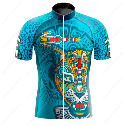 Mexico Cycling Jersey Men Bike Top MTB Bicycle Shirt Mountain Road Riding Clothing Short Sleeve Summer Cyclist biking Blouse