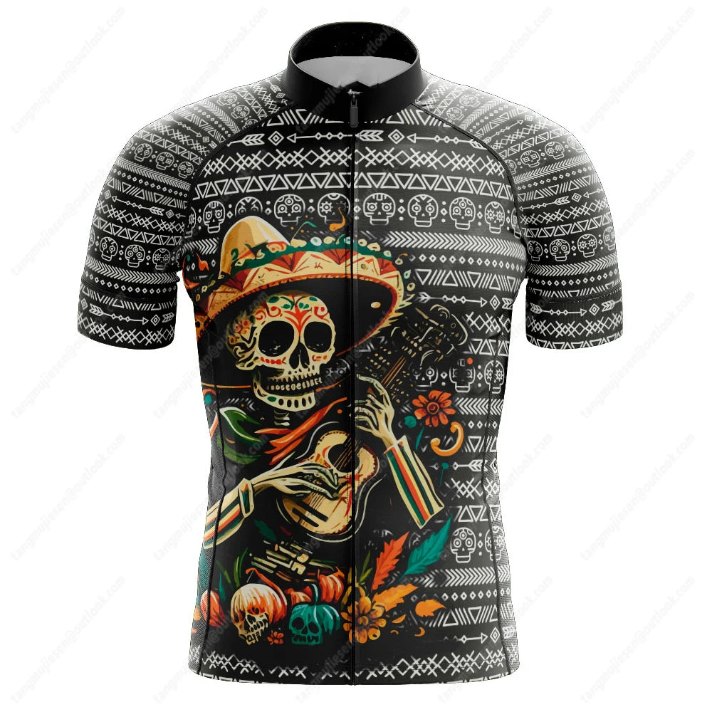 Mexico Cycling Jersey Men Bike Top MTB Bicycle Shirt Mountain Road Riding Clothing Short Sleeve Summer Cyclist biking Blouse