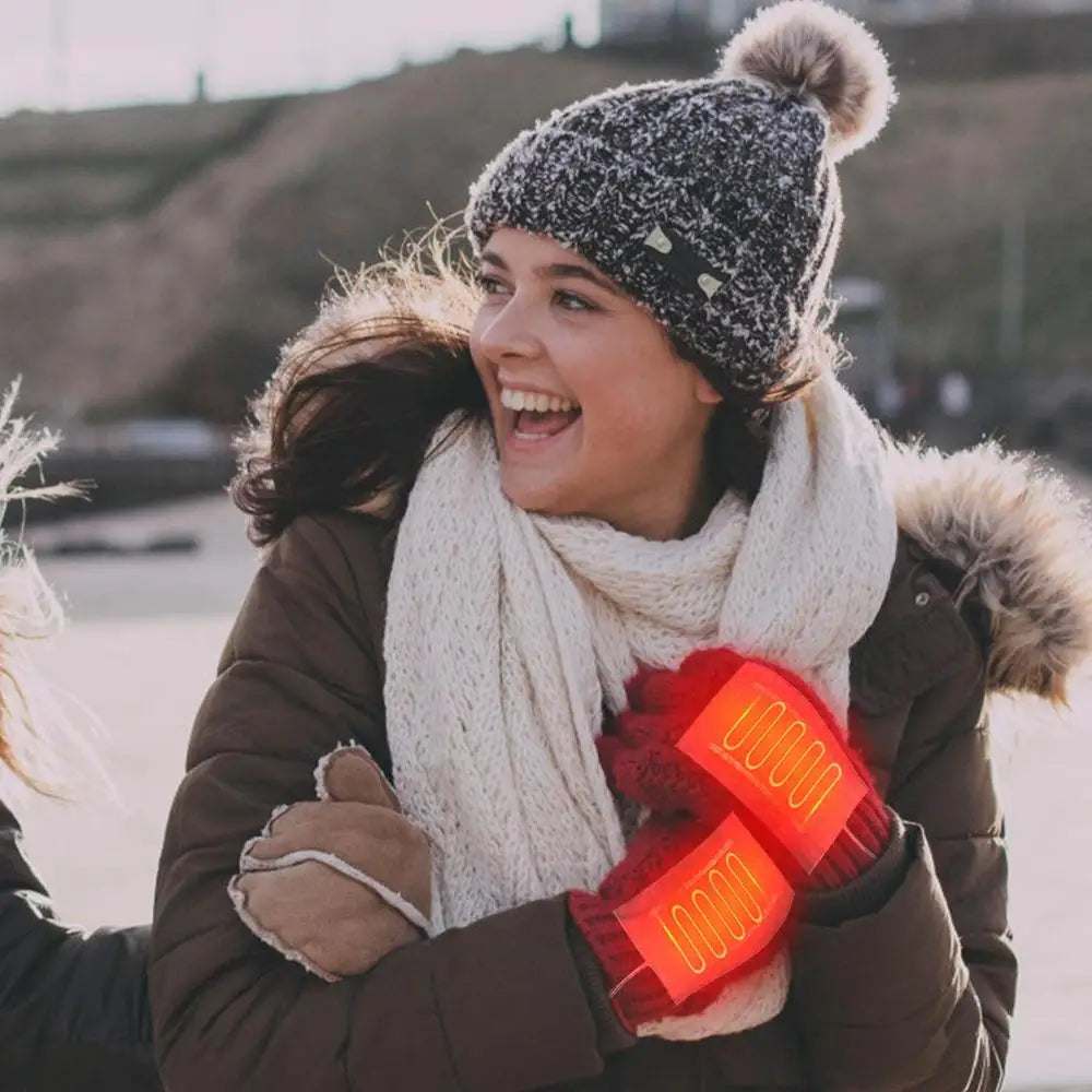 Mitten Heating Pad 5V Electric Heating Pad Heating Pad USB Heated Pad for Gloves 2 in 1 Heating Pad for Women Men Cold Winter