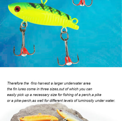 FTK 1PC Ice Fishing Lures 20g/35g Winter Bait Hard Lure Carp Fishing hooks Balancer for Fishing Baits Jigging