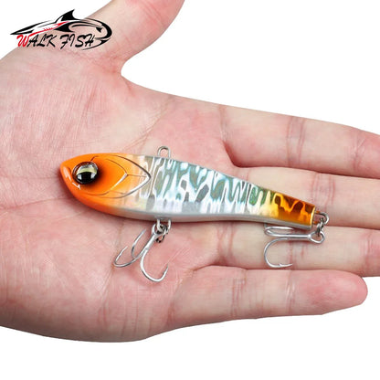 WALK FISH 1Pcs 79/90mm 16/34g Winter Bait Long Casting Hard Vibration Ice Fish Bass Artificial Bait Luya Bionic lure Fresh water